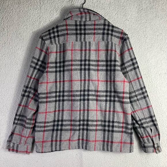 WeSC Unisex Plaid Fleece-Lined Full-Zip Shirt Jacket Size M Multicolor - Picture 11 of 11